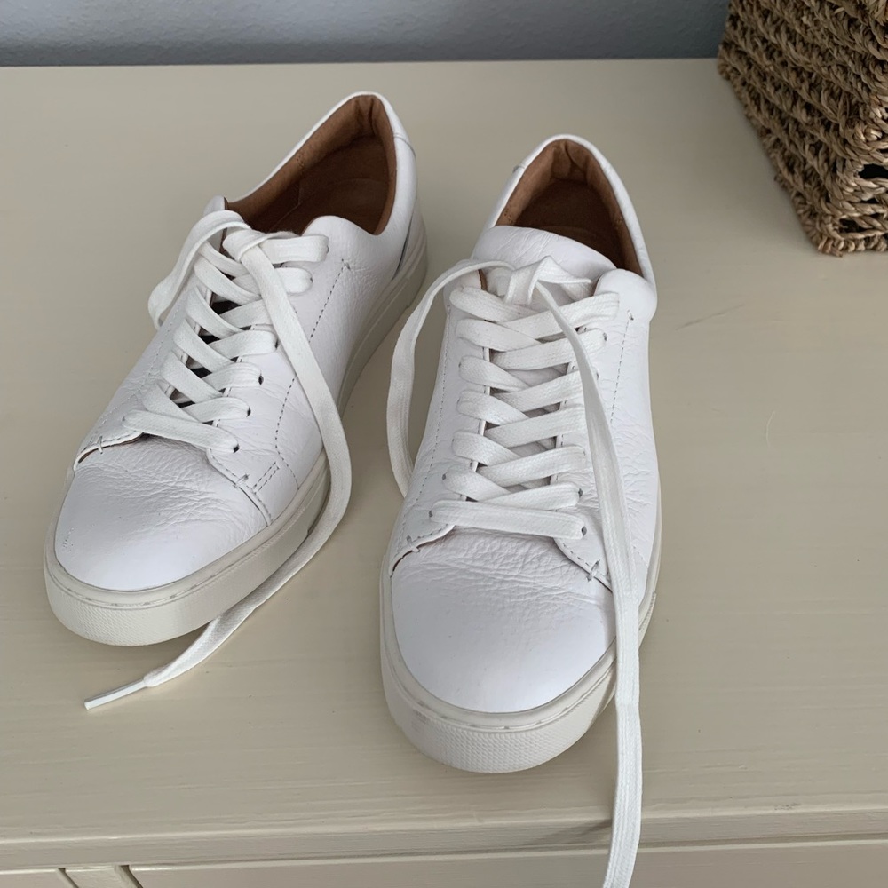 Frye Women's Ivy Low Lace Leather Sneaker